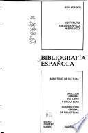 Bibliografía española