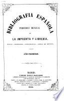 Bibliografia española Madrid, 1855