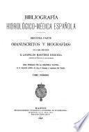 Bibliografía hidrológico-médica española