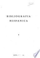 Bibliografía hispánica