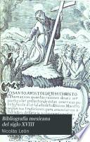 Bibliografía mexicana del siglo XVIII