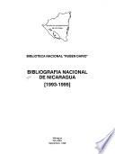 Bibliografia nacional de Nicaragua, 1993-1995