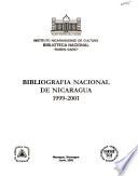 Bibliografía nacional de Nicaragua, 1999-2001