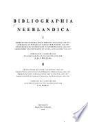 Bibliographia Neerlandica