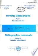 Bibliographie Mensuelle