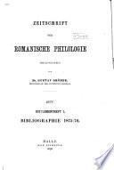 Bibliographie romane