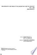 Bibliography and Index to Palaeobotany and Palynology 1971-1975: Bibliography