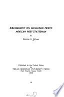 Bibliography on Guillermo Prieto, Mexican poet-statesman