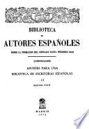 Biblioteca de autores españoles