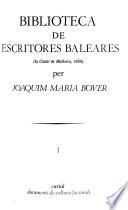 Biblioteca de escritores baleares