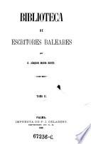 Biblioteca de escritores baleares