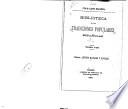 Biblioteca de las tradiciones populares españolas