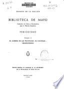 Biblioteca de Mayo