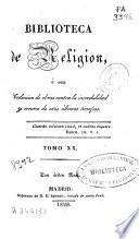 Biblioteca de religión: (1828. 404 p.)