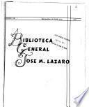 Biblioteca General José M. Lazaro