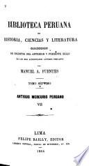 Biblioteca peruana de historia, ciencias y literatura