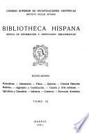 Bibliotheca Hispana; Revista de Información y Orientación Bibliográficas. Sección 2