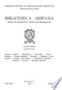 Bibliotheca Hispana; Revista de Información y Orientación Bibliográficas. Sección 2