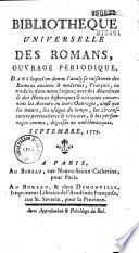 Bibliothèque universelle des romans