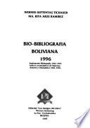 Bio-bibliografía boliviana