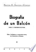Biografía de un balcón (Vida y aventuras de Tilín)