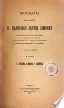 Biografía del doctor D. Francisco Javier Simonet