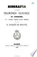 Biografia del maestro Francisco Sanchez