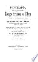 Biografía del poeta sevillano Rodrigo Fernández de Ribera y juicio de sus principales obras