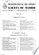 Boletâin oficial del estado: Gaceta de Madrid