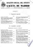 Boletâin oficial del estado: Gaceta de Madrid