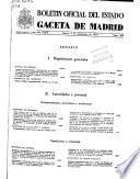 Boletâin oficial del estado: Gaceta de Madrid