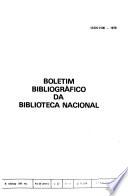 Boletim bibliographico da Biblioteca Nacional do Rio de Janeiro