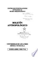 Boletín antropológico