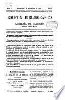 Boletin bibliográfico de la libreria de Manero