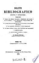 Boletin bibliografico espanol. Ser. 2.1857 u.d.T: El bibliografo espanol y estrangero