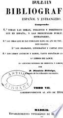 Boletin bibliografico español y estranjero