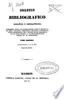 Boletín bibliográfico español y estranjero