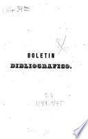 Boletín bibliográfico español y estranjero