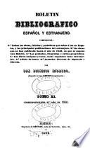 Boletin bibliografico español y estranjero
