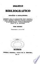 Boletin bibliografico español y estranjero