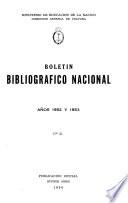 Boletín bibliográfico nacional