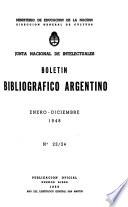 Boletín Bibliográfico Nacional