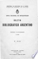 Boletín bibliografico nacional