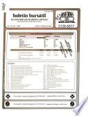 Boletín bursátil