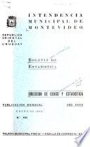 Boletín censo y estadística