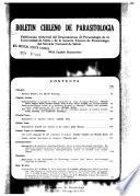 Boletín chileno de parasitología