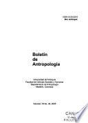 Boletín de antropología
