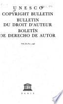 Boletín de Derecho de Autor