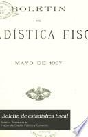 Boletín de estadística fiscal