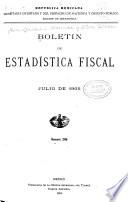 Boletín de estadística fiscal
